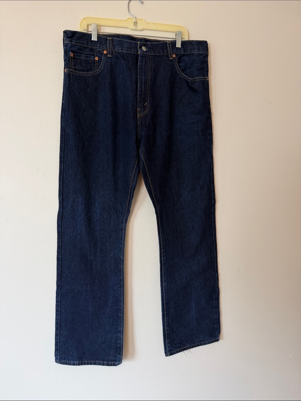 Levi's Men's Straight Dark Blue Denim Jeans 517 38 x 34